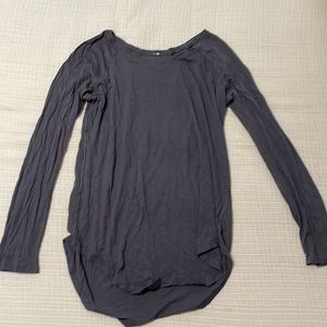 Gray Lululemon Long Sleeve Tshirt